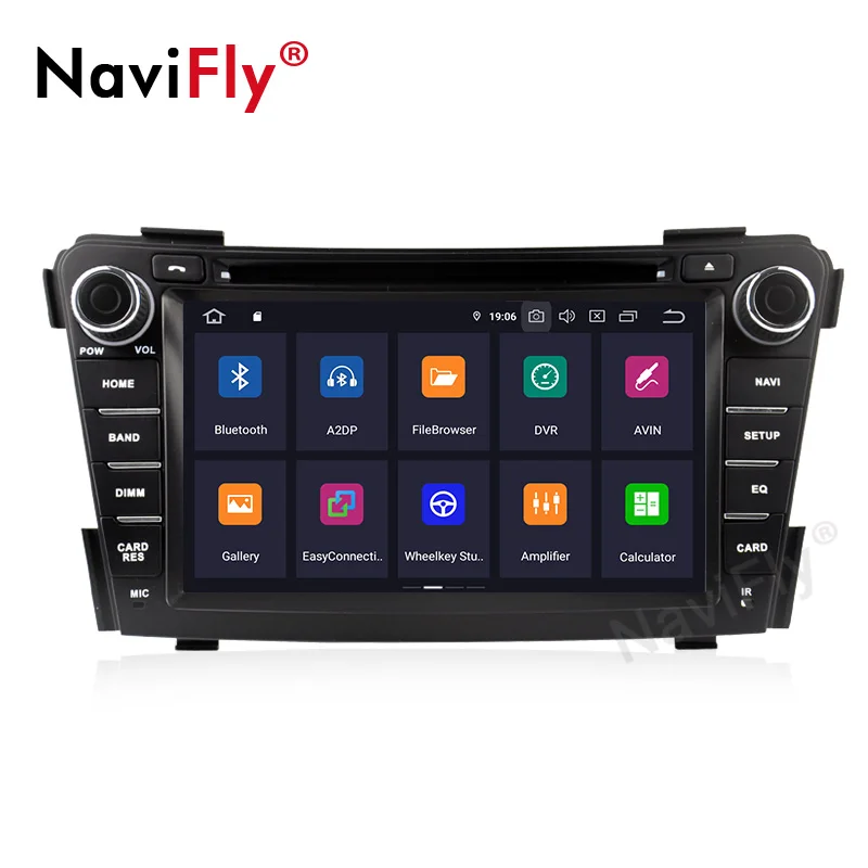 Perfect NaviFly Android 9.0 Car Multimedia Player GPS Navigation For HYUNDAI I40 I-40 2011 2012 2013 2014 2015 2016 Stereo Autoradio RDS 1