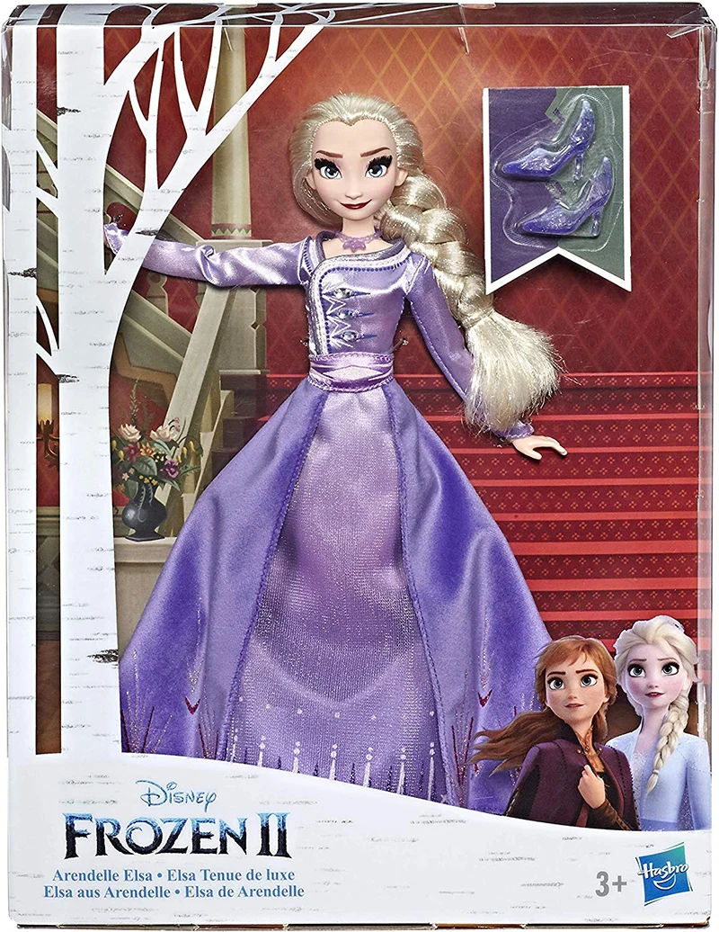 Hasbro disney Frozen 2 модная коллекция Анна и алша фигурка пластиковая игрушка для девочек подарок на день рождения E5499