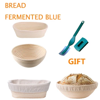 

Round /Oval Natural Rattan Fermentation Basket Bread Banneton Dough Wicker Rattan Mass Proofing Proving Baskets Rattan DIY Tool