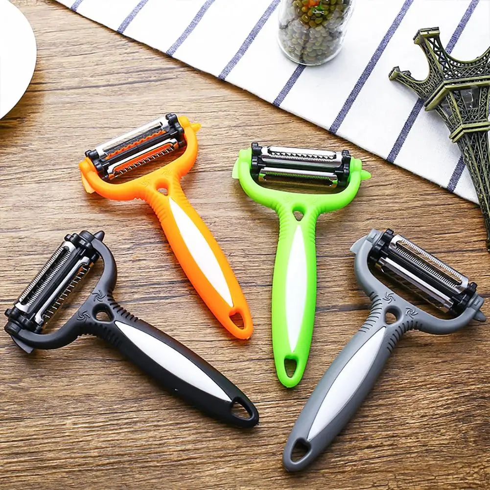 

Kitchen Tool Multifunctional Rotary Vegetable Fruit Peeler Cutter Potato Carrot Melon Peelers Zesters Slicer Vegetable Peeler ho
