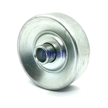 

48mm pressed zinc steel heavy load duty castor ball bearing furniture storage caster warehouse conveyor roller skate wheel