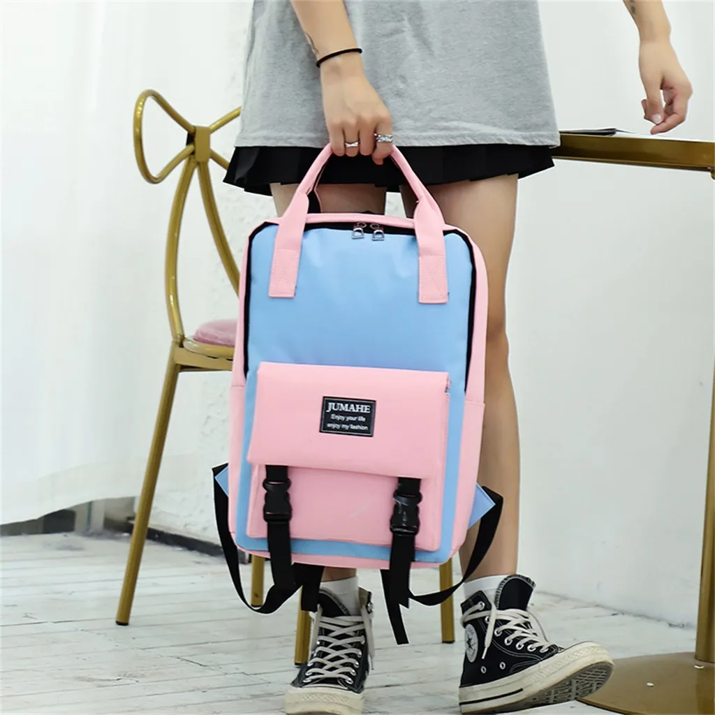 MAIOUMY, Модный женский рюкзак, водонепроницаемый, нейлон, мягкая ручка, Одноцветный, мульти карман, на молнии, школьные сумки, большие рюкзаки для ноутбука
