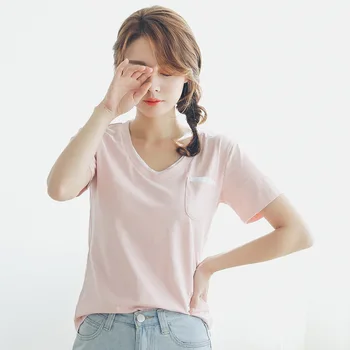 

2018 New Print Tees Short Sleeve T-shirt Women t shirt Summer Cotton t-shirt Women Tops Causal t-shirts