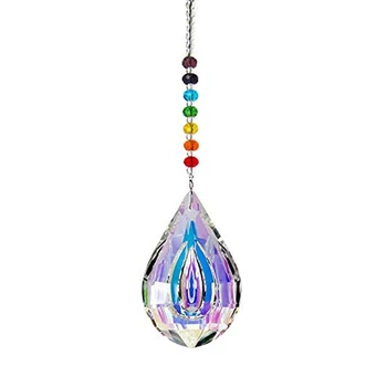 

Chain Craft Party AB Drop Prism Home Hanging Decoration Ornament DIY Window Pendant Sun Catcher Garden Crystal Ball