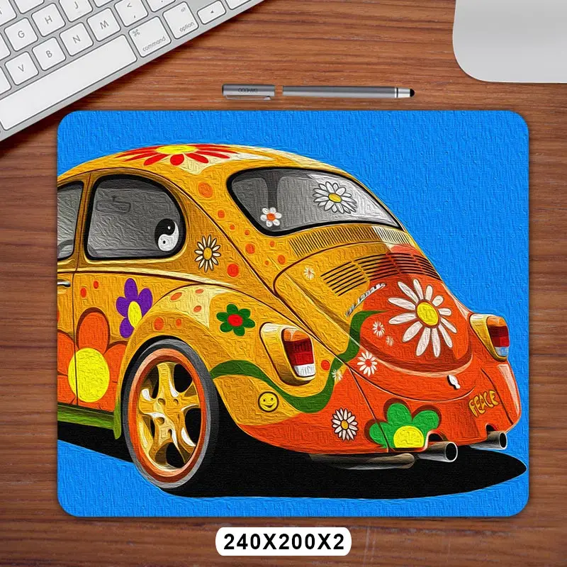 Популярный VW автомобильный коврик для мыши игровой коврик для мыши Противоскользящий Прямоугольный Коврик для мыши - Цвет: 24x20cm