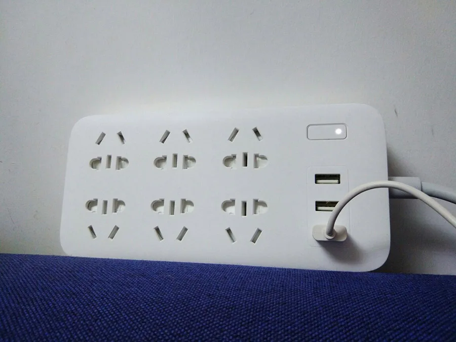 Original Xiaomi Smart Power Strip 2.1A Fast Charging 3 USB Extension Socket Plug 6 Standard Socket Adapter (22)