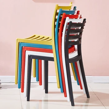 

Nordic INS Creative PP Plastic Chair Dining Chairs for Dining Rooms Restaurant Furniture Living Room Kitchen Cafe Dining Chairs