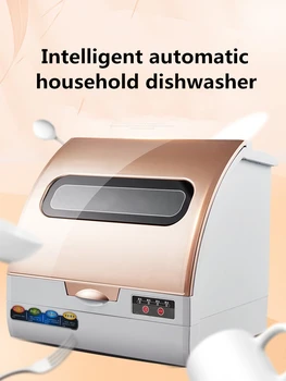 

2020 Intelligent Full-automatic Dishwasher Domestic Desk Type Installation free mini air drying intelligent dishwasher