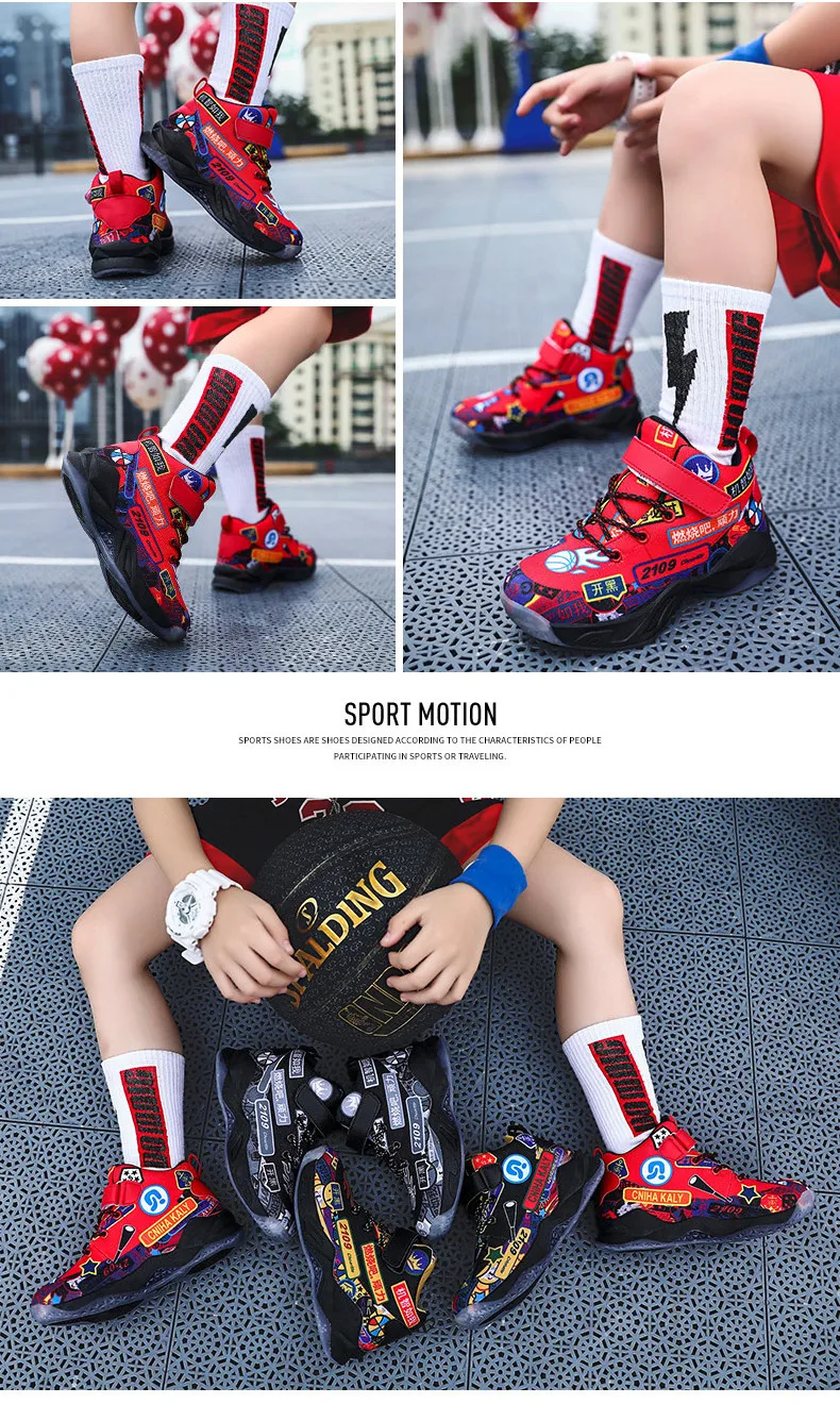 PINSEN/Новинка года; кроссовки для мальчиков; детский баскетбол; нескользящая повседневная детская обувь; кроссовки для мальчиков; дышащая Спортивная обувь