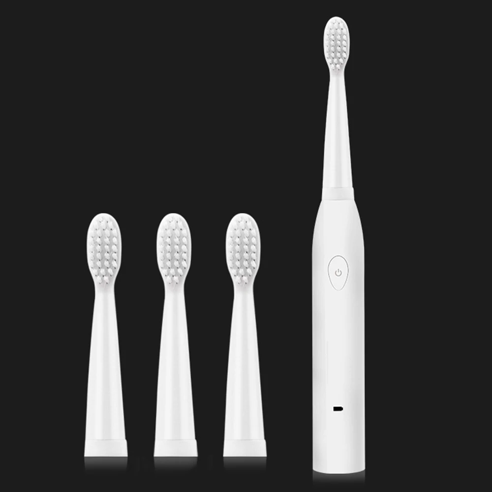 Digoo Rechargeable Sonic Electric Toothbrush IPX7 3 Modes+2 Brush Heads