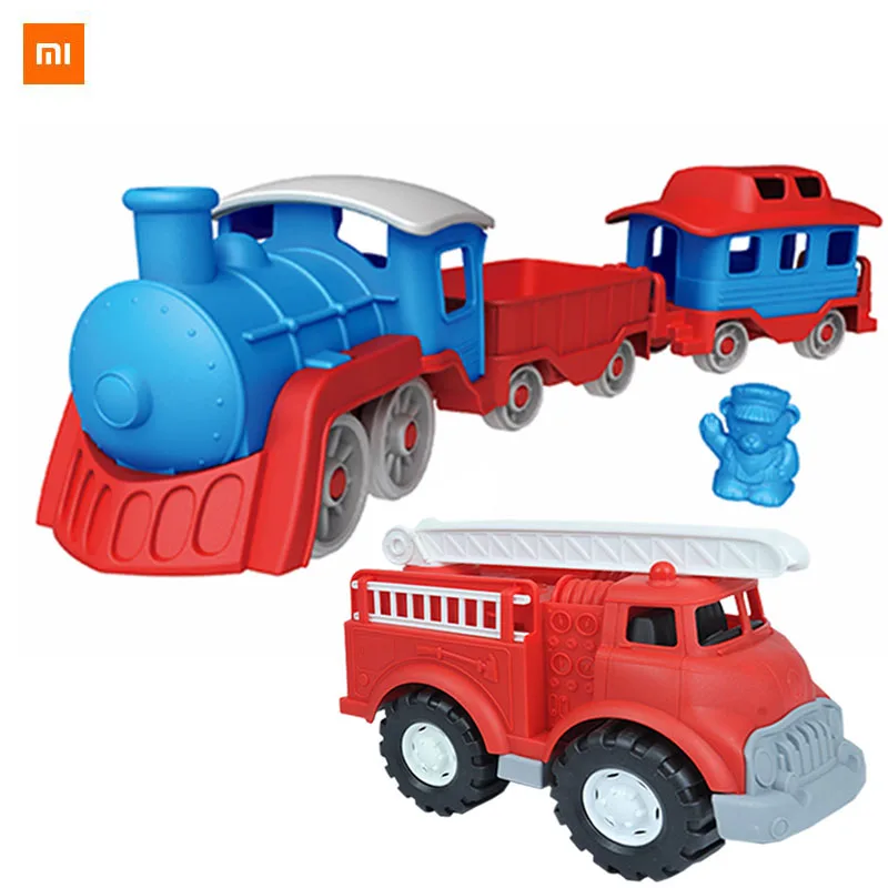 

Xiaomi Bravokids Children's Toys Super Driver Series Sliding Ladder Fire Truck Happy Little Train Removable
