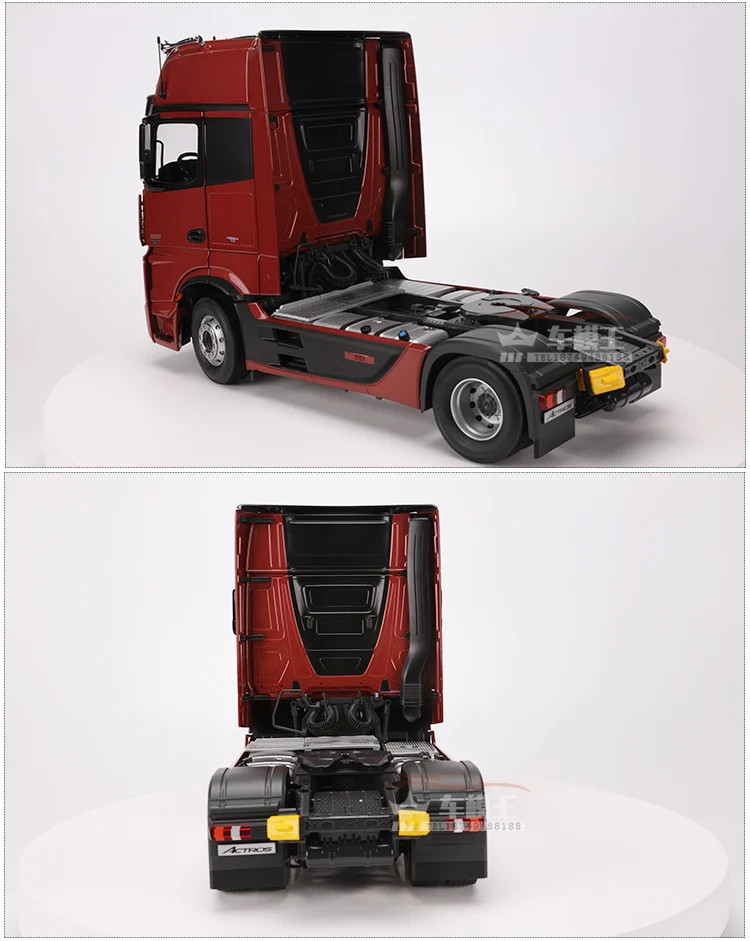 1:18 Рождественский подарок NZG FH25 тяжелое литье сплава инженерный грузовик прицеп Модель Коллекция подарок украшение дома