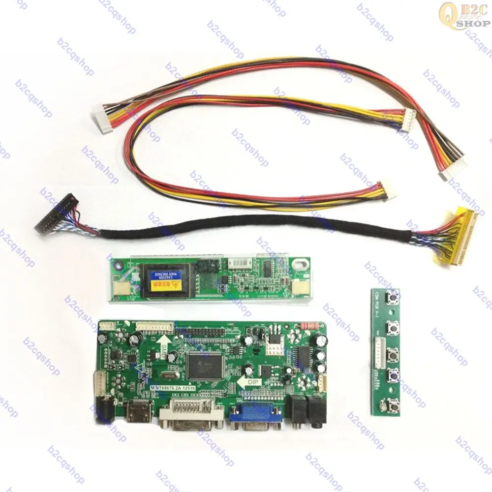 LCD Driver Board Lvds Inverter Diy Monitor Kit for 19&quot M190EG02 V8 V.8 1280x1024 HDMI-compatible+DVI+VGA+Audio | Электроника