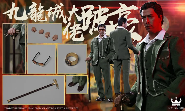 В наличии для подарков фанатов 1/6 SN008 Kowloon City mogul Limpy Ho 12 ''полный комплект