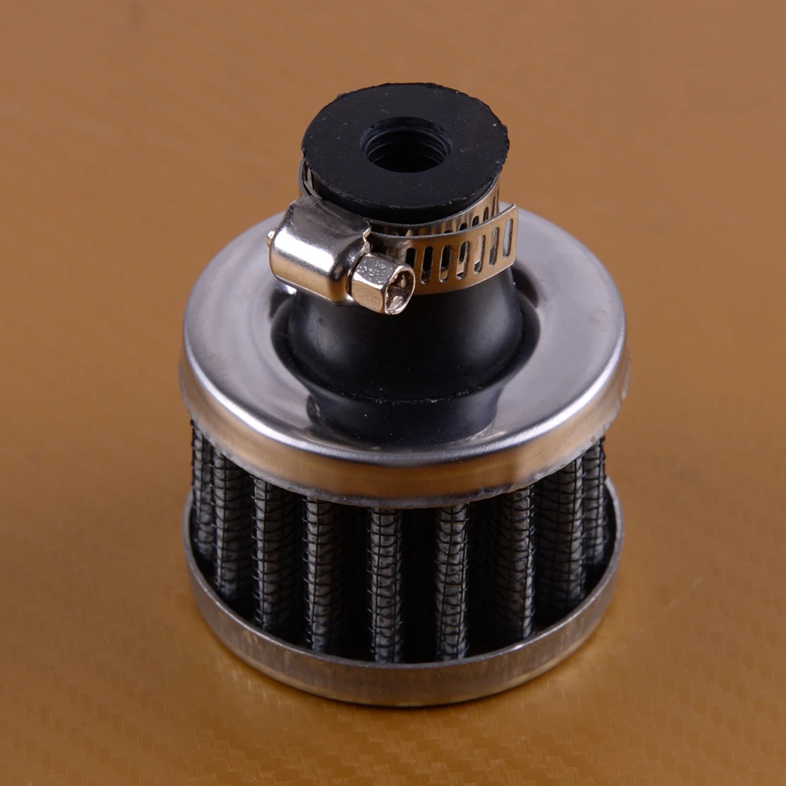 

beler 9mm Car Universal Engine Transmission Oil Tank Crankcase Valve Vent Intake Clamp-On Cone Air Filter Breather