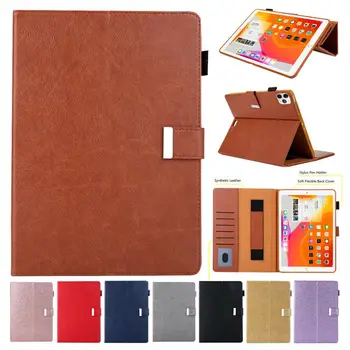 

For iPad Pro 11" 2th 2020 A2068、A2230 A2228 Luxury Magnetic Smart Flip Wallet Stand Leather Tablet Case Cover