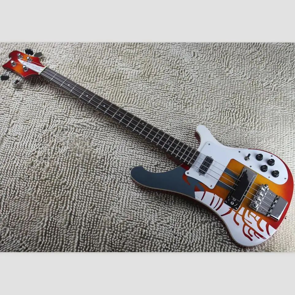 Бас-гитара Rickenback fireglo Ricken 4003 электрическая бас-гитара бесплатная доставка