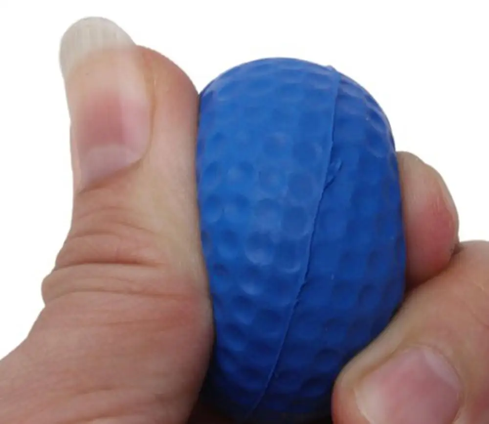 

10 PCS Blue Brand New Golf PU Ball Indoor And Outdoor Exercise Ball Sponge Ball White PU Toy Ball PU Foam Ball Golf
