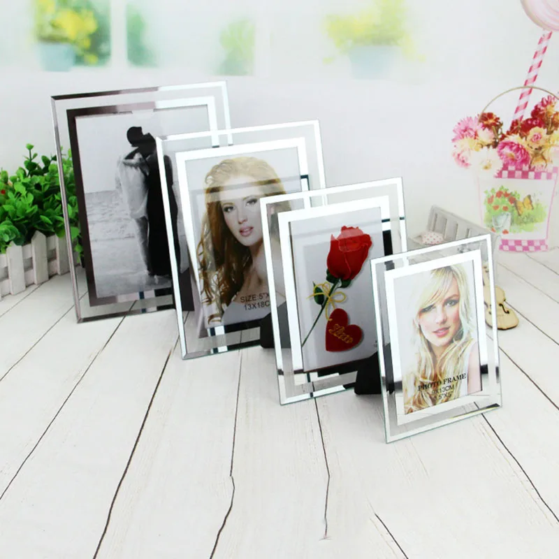 

Hot Selling Album Frame Crystal Glass Frame Deck Certificate A4 Creative Photo Frame for Wedding Lover Baby Birthday Gift Decor