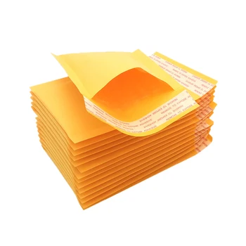 

Available In Multiple Sizes Wholesale Golden Kraft Paper Bubble Envelopes Padded Mailers With Bubble Mailing Bag,Jiffy bags