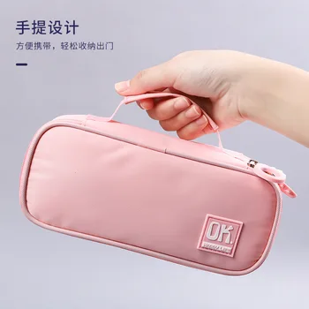 

Multifunctional Pencil Case Built-in Writing Whiteboard and Erasable Pen Portable Design Korea Style Kawaii Cases