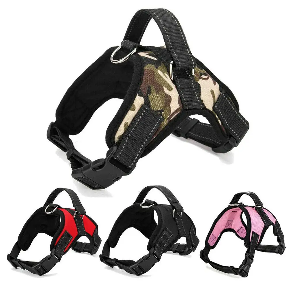 Oxford Cloth Harness Vest for Medium Large Dog Walking Control | Дом и сад