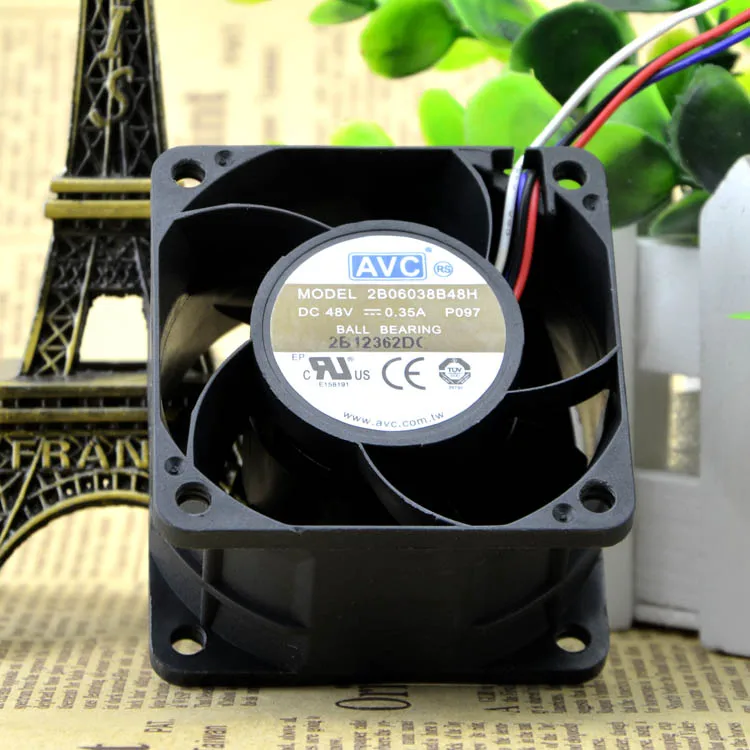 2B06038B48H 6038 48V 0.35A 6 см/защиты электродвигателя Вентилятор охлаждения