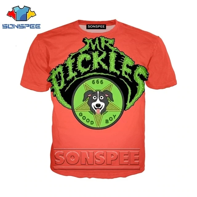 SONSPEE, 3d принт, футболка, Mr Pickles, для мужчин и женщин, уличная одежда, рок, мода, собаки, футболка, Harajuku, футболки, Забавные футболки, homme, футболка, XK131 - Цвет: 9