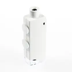 Ручной мини 160X-200X микроскоп увеличительное стекло лупа карманная линза с светодиодный светильник