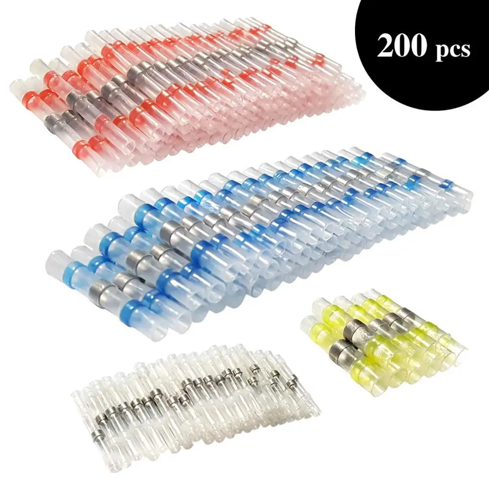 

200PCS Solder Seal Heat Shrink Wire Connectors