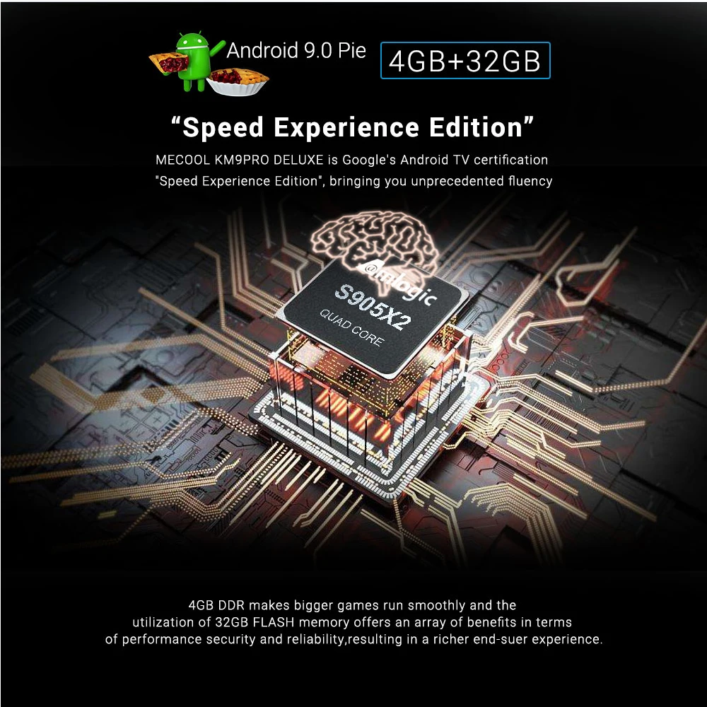 ТВ приставка 4k Android 9,0 MECOOL KM9 PRO A tv Amlogic S905X2 KM3 4 Гб DDR4 32 Гб 64 Гб двойной Wifi BT Google Youtube Netflix медиаплеер