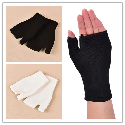 1Pair Removable Wrist Support Bandage Hand Brace Finger Splint Carpal Protection Wrap Glove Elastic Palm Hand Wrist Health Care