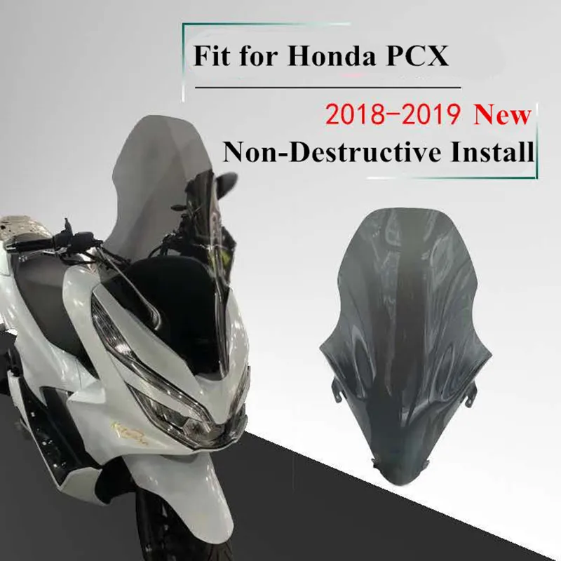 Модифицированный мотоцикл Скутер PCX лобовое стекло ветровое стекло Обтекатели для Honda pcx 125 PCX125 150