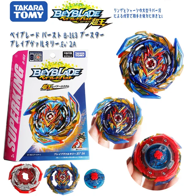 Original Takara Tomy Beyblade Burst Super King B-163 Booster Brave Valkyrie .Ev' 2A PSL 2