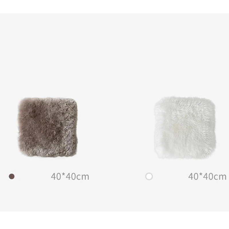 Xiaomi Qimian, настоящая чистая шерсть, овчина, ковер для гостиной, пол, мягкий коврик, окна, коврики для автомобиля, офисного стула