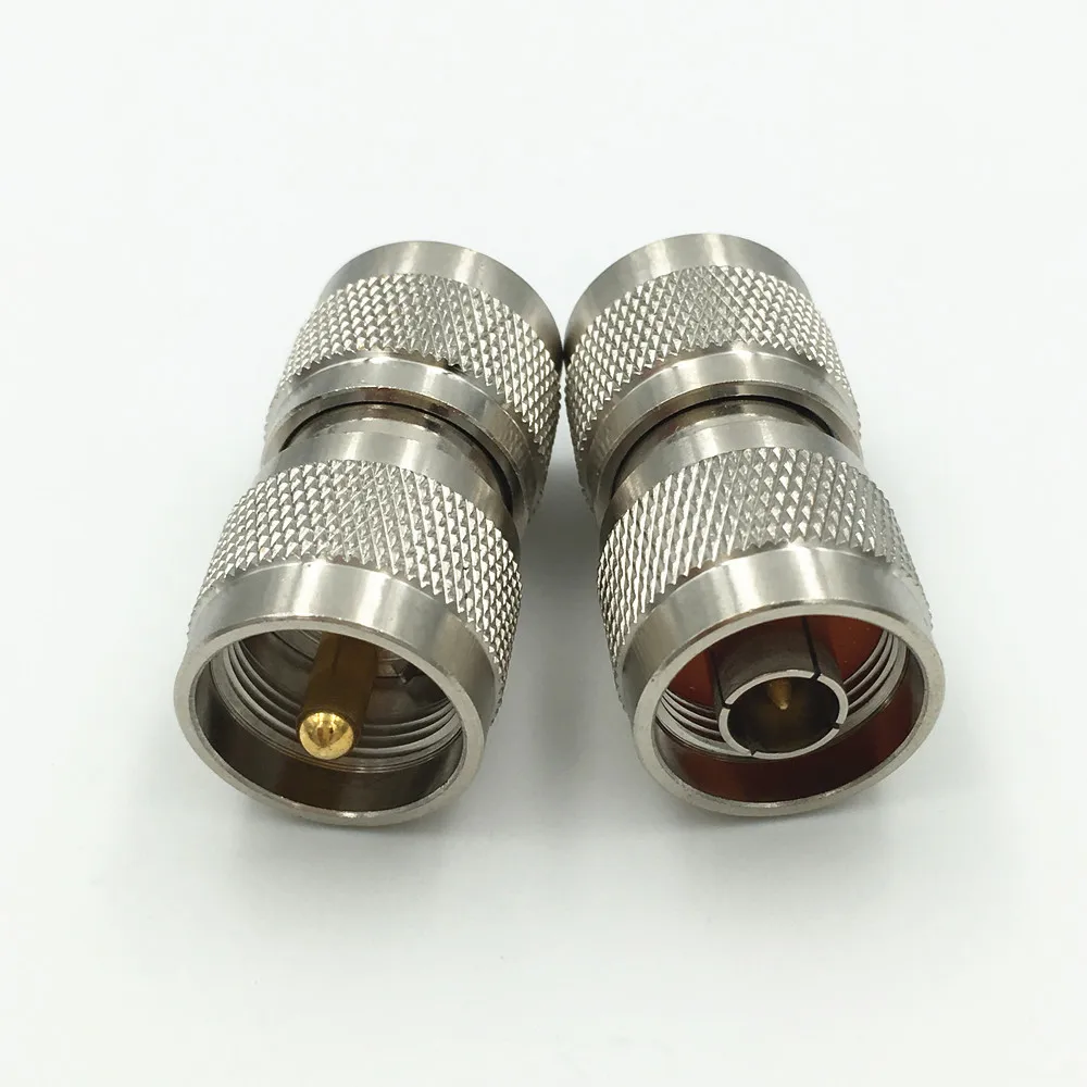 

N Type Male Plug to UHF Pl 259 Male rf n Revolution UHF One-piece Head