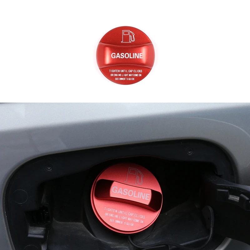 Car Aluminum Alloy Fuel Tank Cap Cover Trim for Alfa Romeo Giulia Stelvio