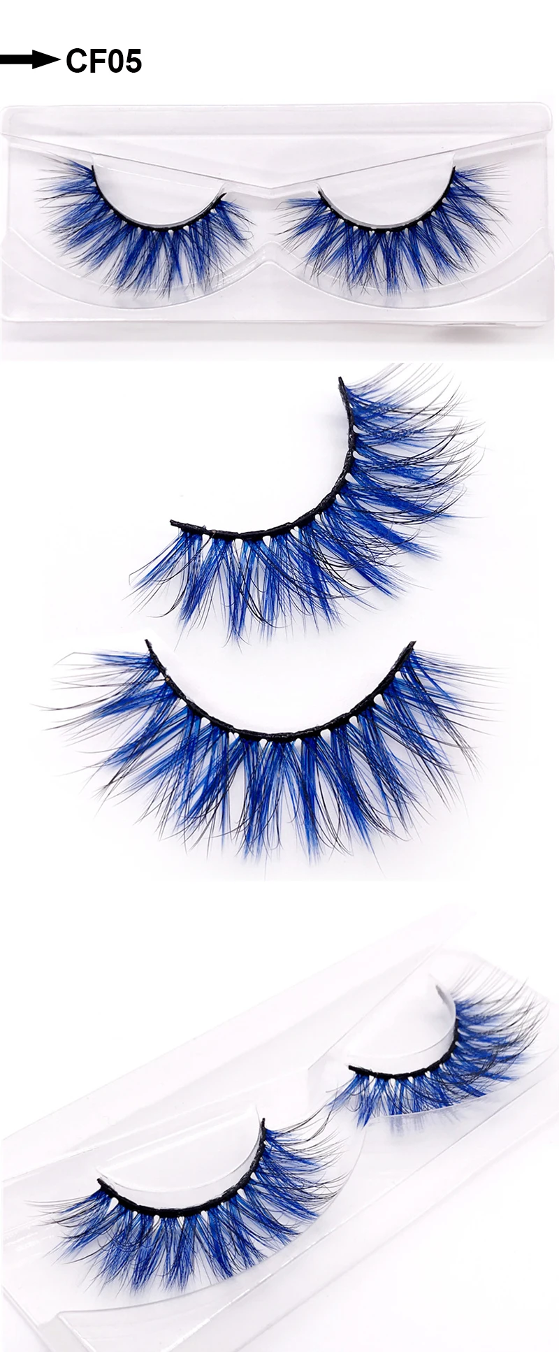 Okaylash 3d Dramatic Cruelty Faux Mink Colored Eyelashes Natural Long Colorful Blue Eye Lashes For Cosplay Party Make Up -Outlet Maid Outfit Store H723dea04c8824247a89e5b1d5a808c9cA.jpg