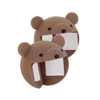 

2pcs Silicone Baby Safety Protector Table Corner Edge Protection Cover QX2D
