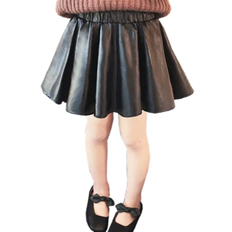 Primavera Autunno Inverno Ragazza Gonna nera Gonne per ragazze