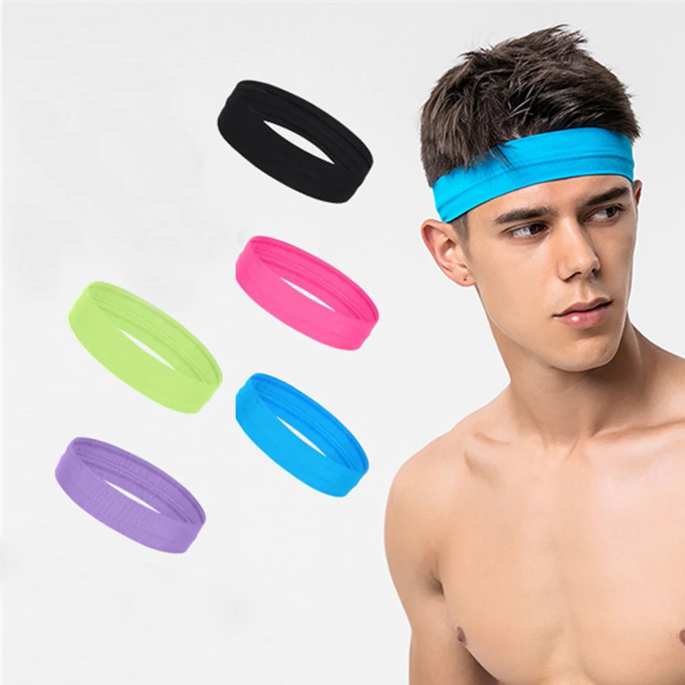 

Sports Fitness Sweat Headband Absorbent Cycling Yoga Head Band Breathable Hair Band Breathable Head Sweat Band Sports Equipment
