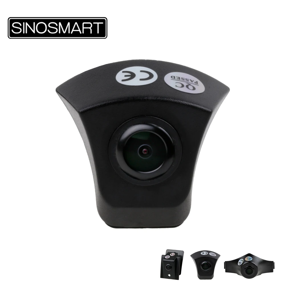 SINOSMART High Quality Car Special Front View Parking Camera for AUDI Q5,  Q3 Install Under the Logo