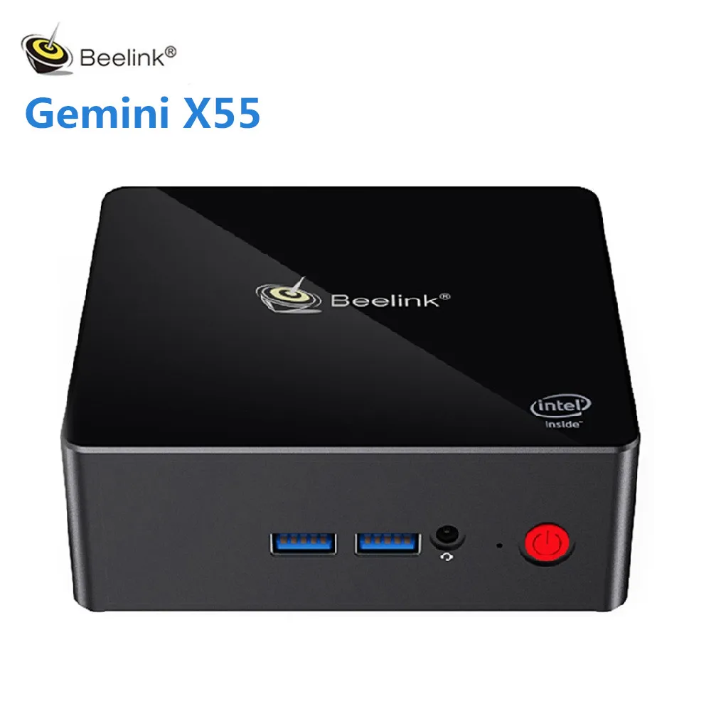 Beelink X55 мини-ПК 1000 Мбит/с 8 Гб LPDDR4 ram Intel Gemini Lake Pentium J5005 cpu 2,4 ГГц+ 5 ГГц WiFi