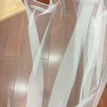 5 ярдов полосатый Фатин, кружевная ткань белого цвета для свадебного платья, накладное платье с кружевной каймой, ткань для рукоделия, ширина 150 см