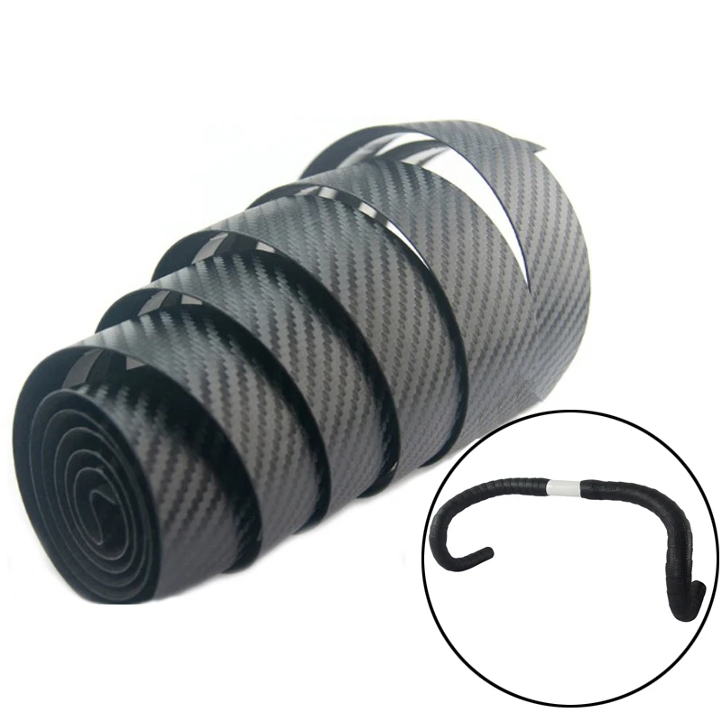 

Road Carbon fiber Bike HandleBar Tape Belt Cycling Race Bicycle Grips MTB Cork Handlebar Tape +2 Bar Plugs Mountain belt straps