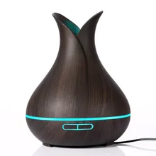 Difusor ultra-sônico da aromaterapia do óleo 400ml & umidificador com alexa & casa do google, 3 estilo: ordinário/controle remoto/wifi
