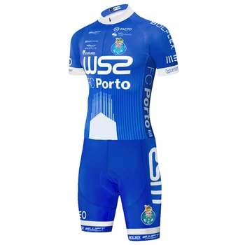 

2020 Men Pro team WS2 FC Cycling Skinsuit Men's Triathlon Sports Clothing Cycling Clothing Set Ropa De Ciclismo Maillot 20D