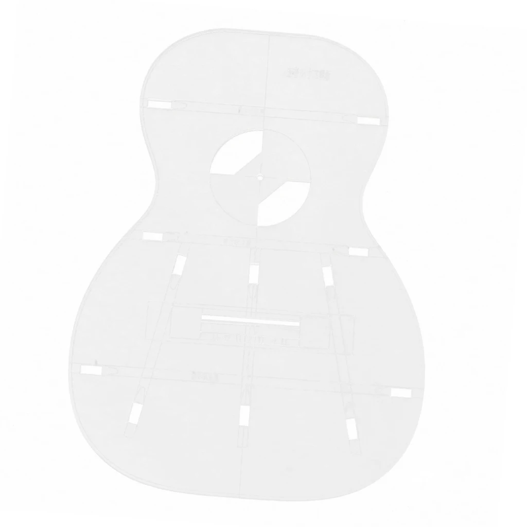 26inch Mini Guitar Body Template 3mm Thickness Ukulele Uke Made