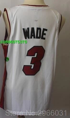 for men A+++ Качественная мужская футболка для взрослых#3 Dwyane Wade 7 Goran Dragic 21 Hassan Whiteside Jersey - Цвет: for men