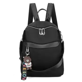 

2019 new Women Backpack Female Small Black Red Leisure Back Pack Ladies Bagpack youth Backbag Multifunctional Outdoor Bag